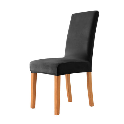 Velvet Stretch Spandex Dining Chair Cover